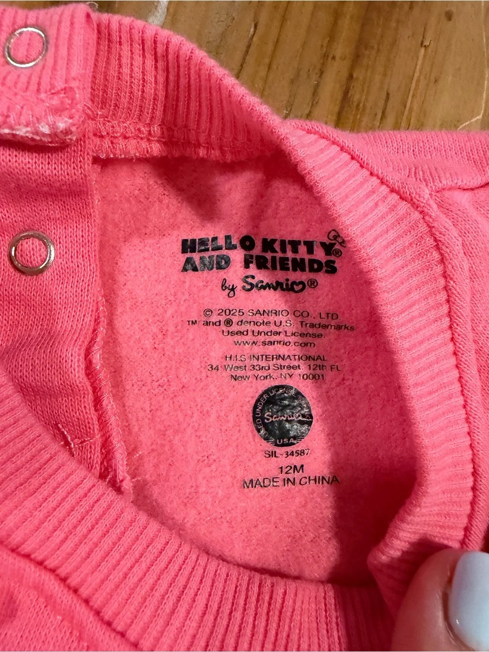 Sanrio Hello Kitty 2pc Sweatshirt & Flares Set 12M